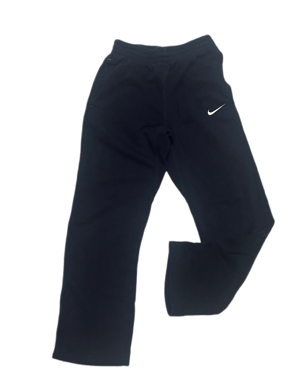 Nike Kids navy Sweatpants with White Swoosh